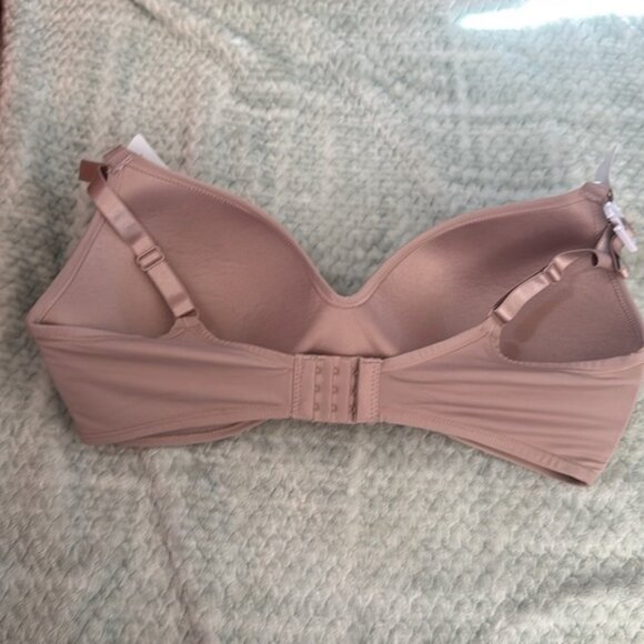 NEW Rene Rofe Wire Free Tan Bra Size 38DD - Picture 3 of 5